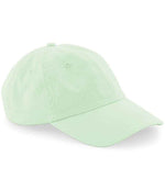 Beechfield Low Profile 6 Panel Dad Cap Pastel Mint ONE