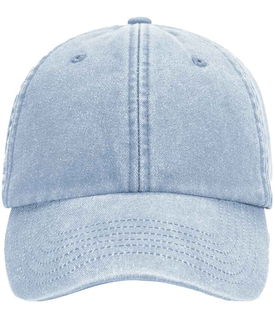 Beechfield Low Profile Vintage Cap – Classic Style & Comfort Vintage Light Blue ONE