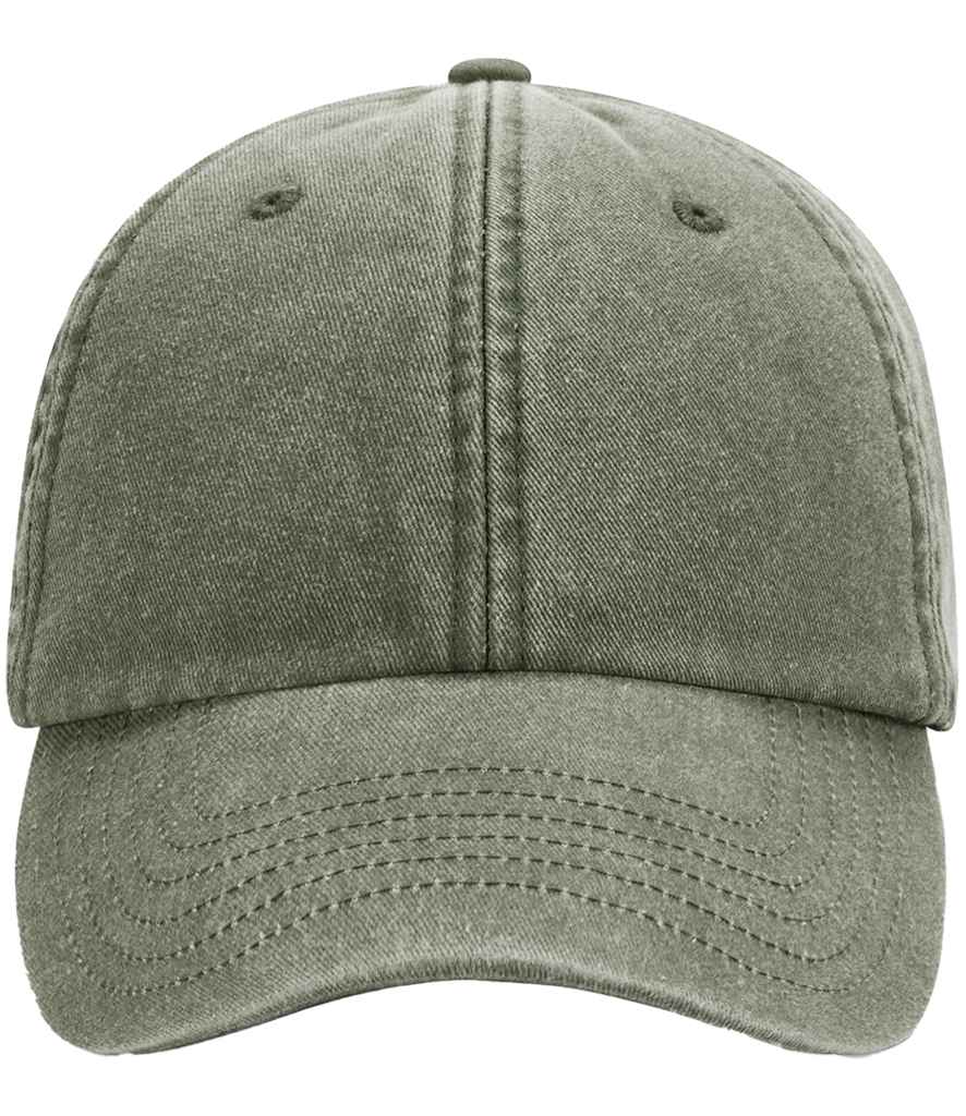 Beechfield Low Profile Vintage Cap – Classic Style & Comfort Vintage Olive ONE