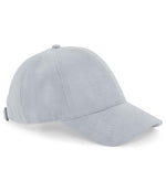 Beechfield Faux Suede 6 Panel Cap – Stylish and Durable Headwear Light Grey ONE