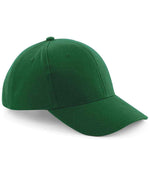 Beechfield Pro-Style Heavy Brushed Cotton Cap – Durable Cotton Cap from Fou Tees Ireland Forest Green ONE