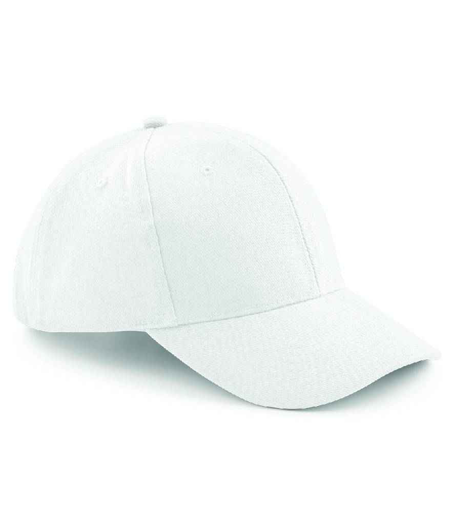 Beechfield Pro-Style Heavy Brushed Cotton Cap – Durable Cotton Cap from Fou Tees Ireland White ONE