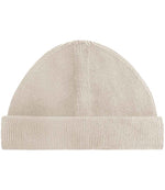 Beechfield Organic Cotton Fisherman Beanie – Sustainable and Comfortable Headwear Almond ONE