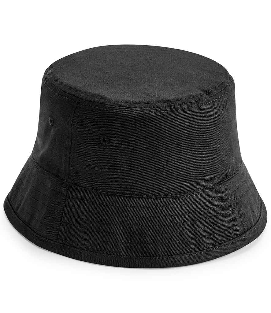 Beechfield Organic Cotton Bucket Hat – Comfortable and Sustainable Headwear Black L/XL