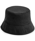 Beechfield Organic Cotton Bucket Hat – Comfortable and Sustainable Headwear Black L/XL