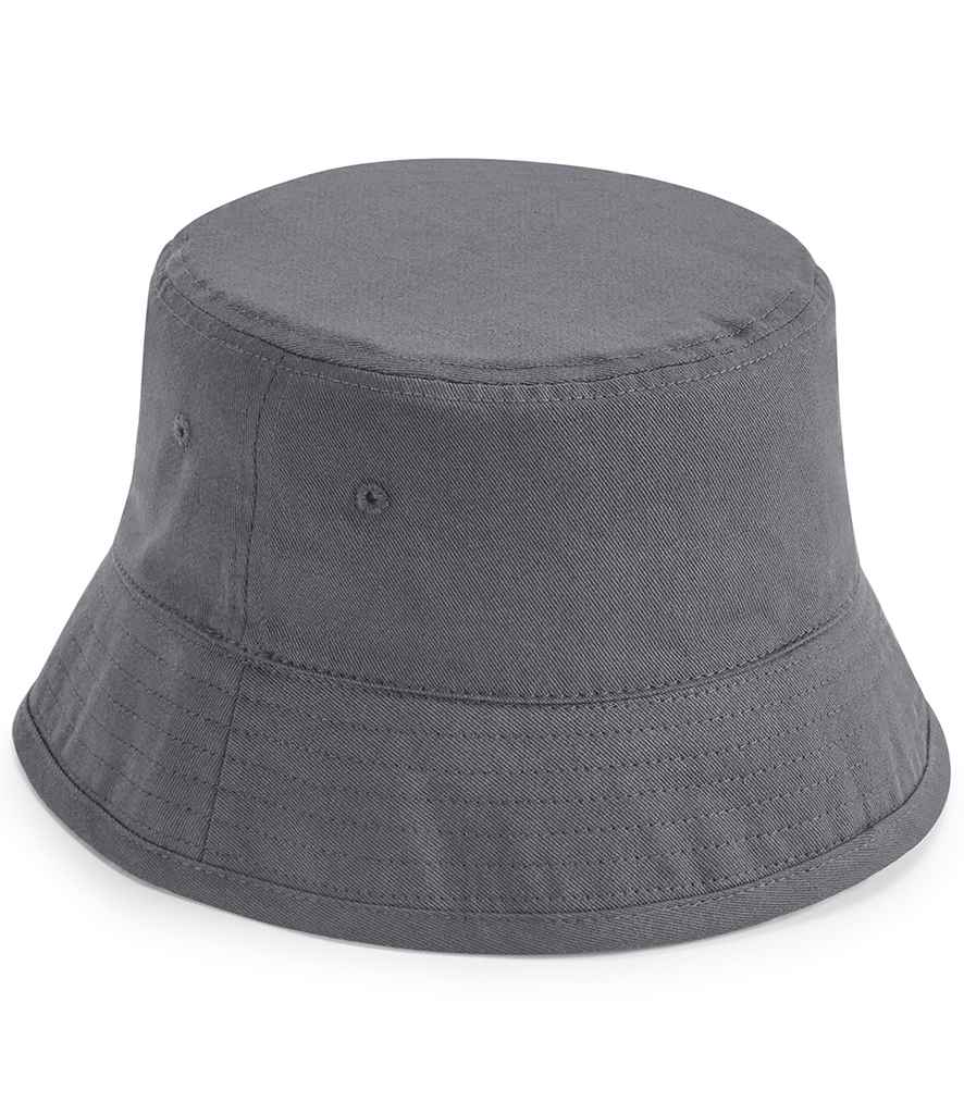 Beechfield Organic Cotton Bucket Hat – Comfortable and Sustainable Headwear Graphite Grey L/XL