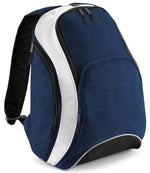 BagBase Teamwear Backpack – Durable and Practical Bags for Irish Businesses French Navy/White ONE