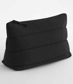 BagBase Quilted Accessory Case – Durable and Stylish Eco-Friendly Storage Black ONE