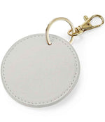 BagBase Boutique Circular Key Clip – Stylish and Durable Key Accessory Soft Grey ONE