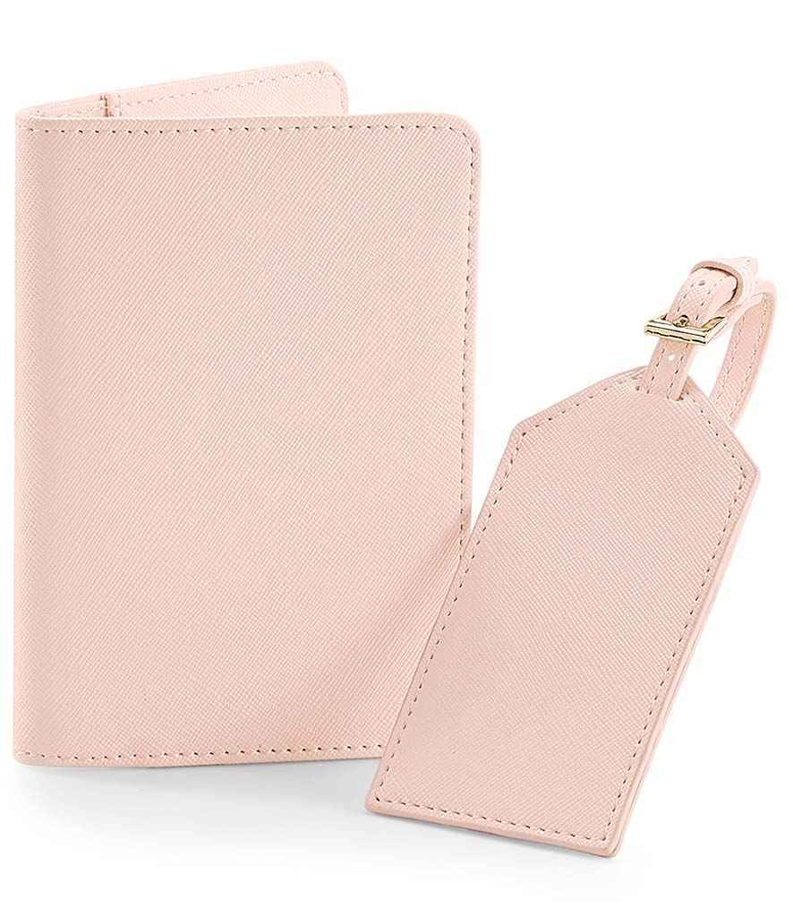 BagBase Boutique Travel Set – Stylish and Practical Travel Accessories Soft Pink ONE