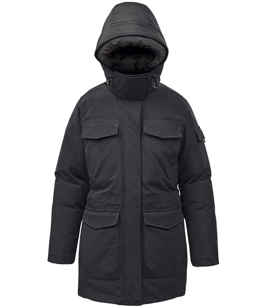 Stormtech Ladies Denali Parka Jacket – Warm and Durable Outdoor Wear Black/Granite 3XL