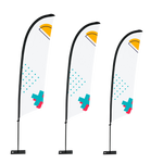Fly Banner Feather Complete Pack
