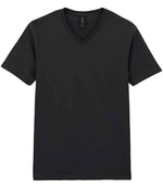 Gildan SoftStyle V Neck T-Shirt – Comfortable and Durable Custom T-Shirt Black 3XL