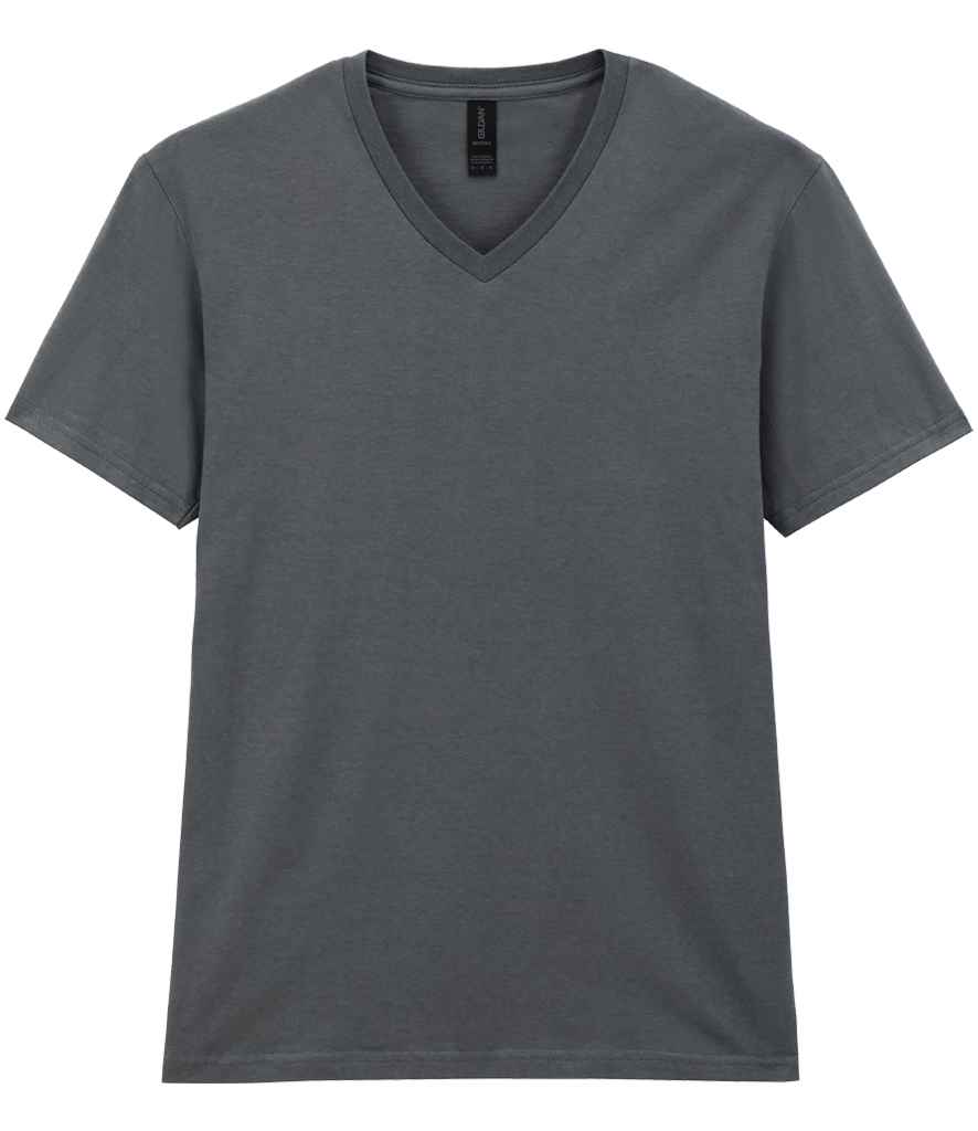 Gildan SoftStyle V Neck T-Shirt – Comfortable and Durable Custom T-Shirt Charcoal XXL