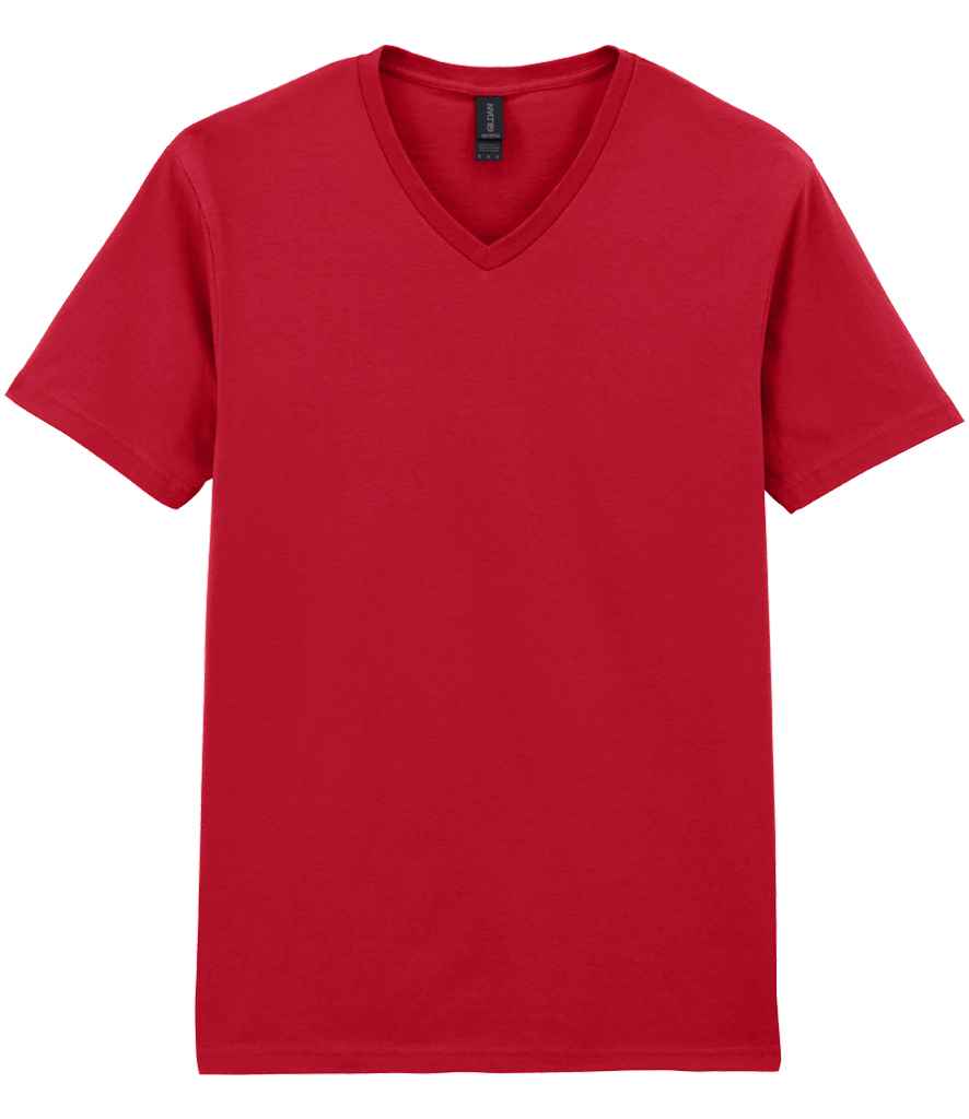 Gildan SoftStyle V Neck T-Shirt – Comfortable and Durable Custom T-Shirt Cherry Red 3XL