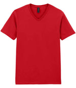Gildan SoftStyle V Neck T-Shirt – Comfortable and Durable Custom T-Shirt Red 3XL