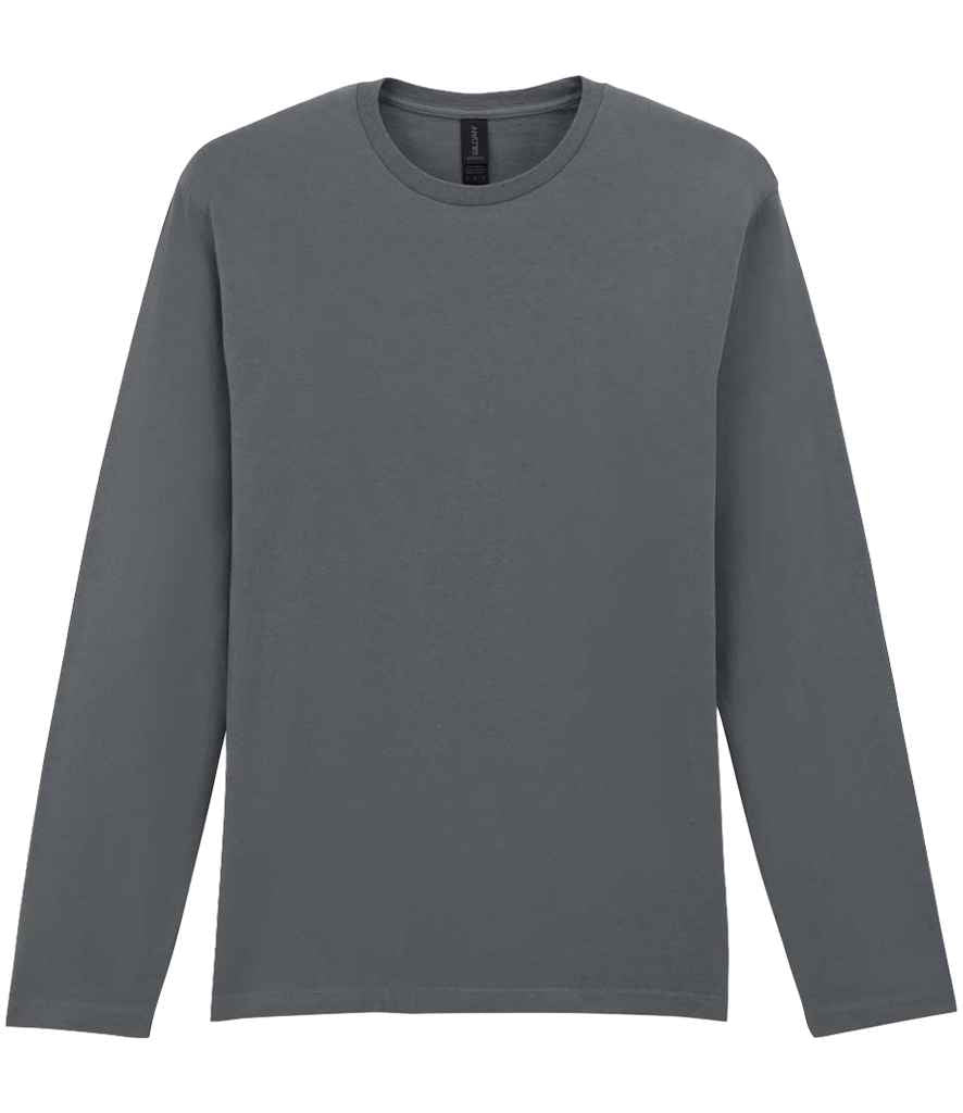 Gildan SoftStyle Long Sleeve T-Shirt – Comfortable and Durable Irish Workwear Charcoal 3XL