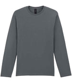 Gildan SoftStyle Long Sleeve T-Shirt – Comfortable and Durable Irish Workwear Charcoal 3XL