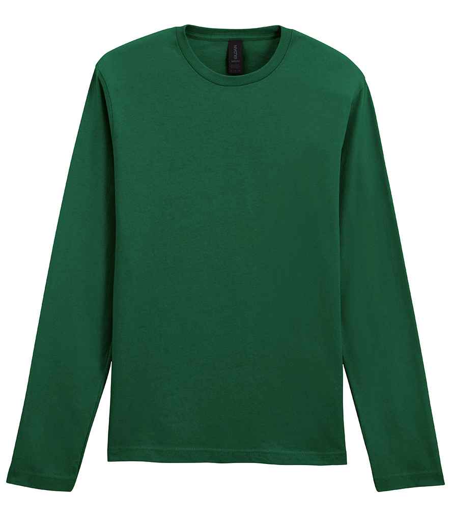 Gildan SoftStyle Long Sleeve T-Shirt – Comfortable and Durable Irish Workwear Fan Dark Green 3XL