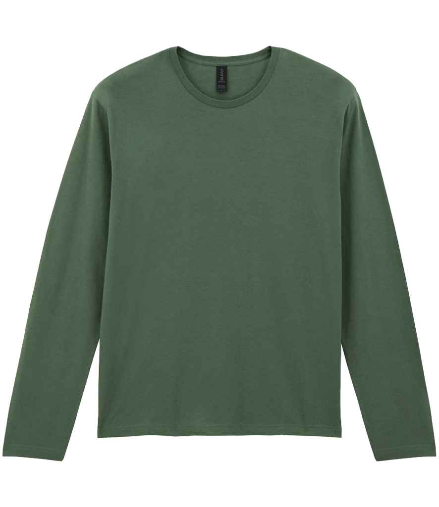 Gildan SoftStyle Long Sleeve T-Shirt – Comfortable and Durable Irish Workwear Military Green M