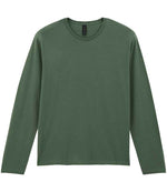 Gildan SoftStyle Long Sleeve T-Shirt – Comfortable and Durable Irish Workwear Military Green M