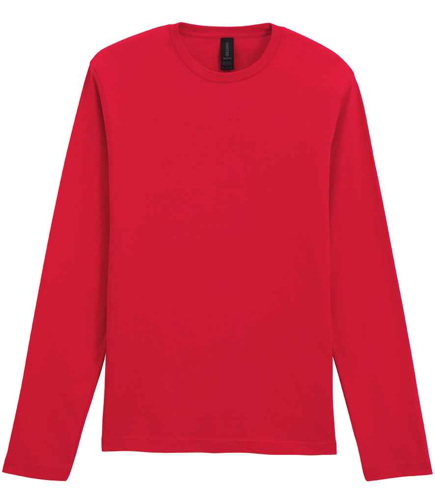 Gildan SoftStyle Long Sleeve T-Shirt – Comfortable and Durable Irish Workwear Red 3XL