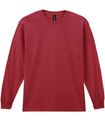 Gildan Ultra Cotton Long Sleeve T-Shirt for Irish Businesses and Events Cardinal Red 3XL