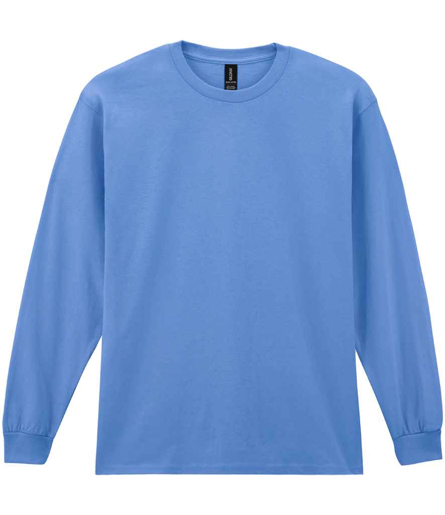Gildan Ultra Cotton Long Sleeve T-Shirt for Irish Businesses and Events Carolina Blue 3XL