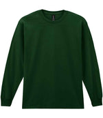 Gildan Ultra Cotton Long Sleeve T-Shirt for Irish Businesses and Events Forest Green 3XL