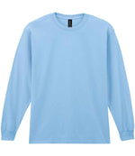 Gildan Ultra Cotton Long Sleeve T-Shirt for Irish Businesses and Events Light Blue XL