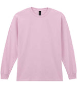 Gildan Ultra Cotton Long Sleeve T-Shirt for Irish Businesses and Events Light Pink L