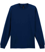Gildan Ultra Cotton Long Sleeve T-Shirt for Irish Businesses and Events Navy L