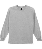 Gildan Ultra Cotton Long Sleeve T-Shirt for Irish Businesses and Events Sport Grey 3XL