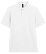 Gildan SoftStyle Double Piqué Polo Shirt – Comfortable and Durable Polos for Irish Businesses White 4XL