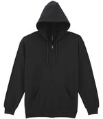 Gildan Heavy Blend Zip Hooded Sweatshirt – Durable Comfort for Irish Businesses Black 5XL