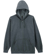 Gildan Heavy Blend Zip Hooded Sweatshirt – Durable Comfort for Irish Businesses Dark Heather 3XL