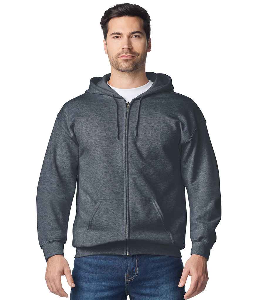 Gildan Heavy Blend Zip Hooded Sweatshirt – Durable Comfort for Irish Businesses