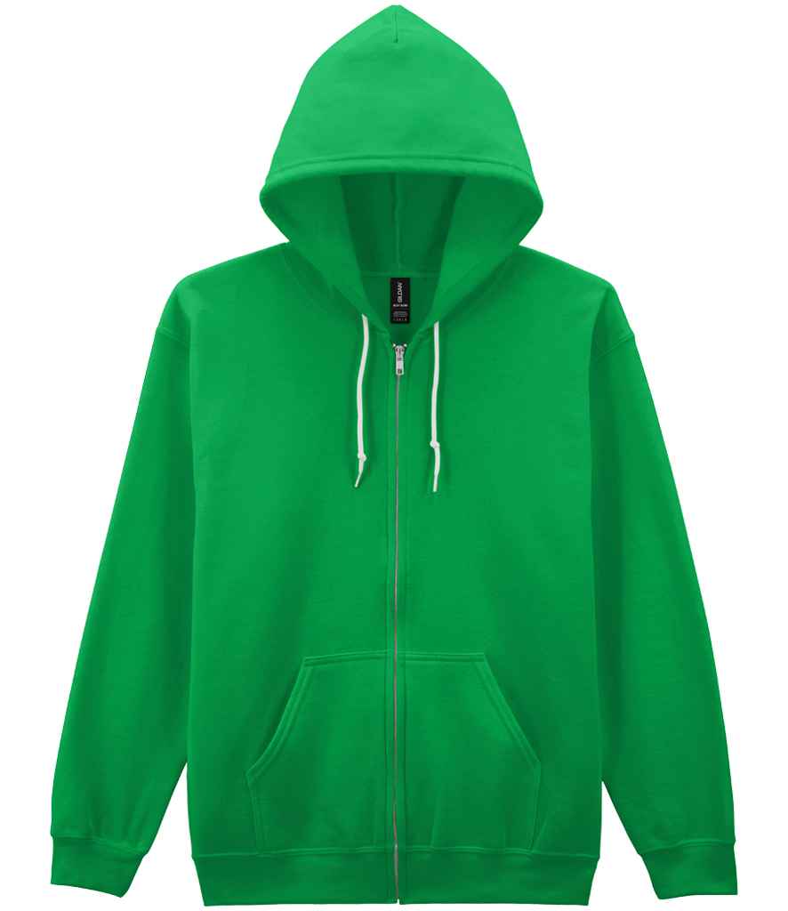 Gildan Heavy Blend Zip Hooded Sweatshirt – Durable Comfort for Irish Businesses Irish Green S
