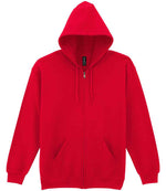 Gildan Heavy Blend Zip Hooded Sweatshirt – Durable Comfort for Irish Businesses Red 5XL