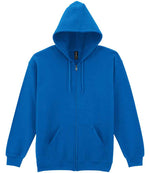 Gildan Heavy Blend Zip Hooded Sweatshirt – Durable Comfort for Irish Businesses Royal Blue S