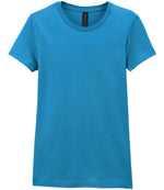 Gildan Ladies SoftStyle T-Shirt for Irish Businesses and Events Antique Sapphire XXL