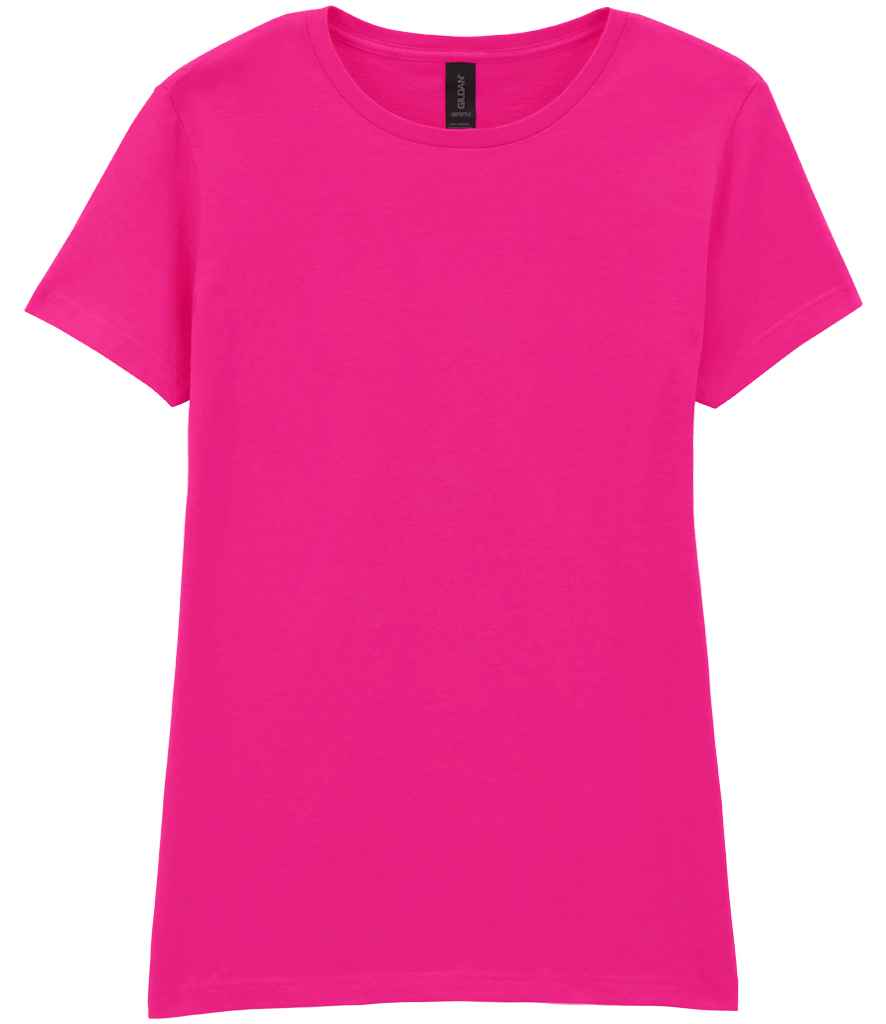 Gildan Ladies SoftStyle T-Shirt for Irish Businesses and Events Azalea S