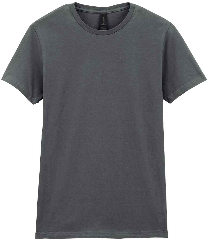 Gildan Ladies SoftStyle T-Shirt for Irish Businesses and Events Charcoal XXL