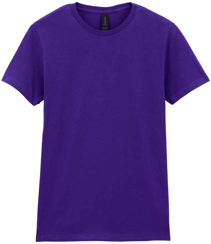 Gildan Ladies SoftStyle T-Shirt for Irish Businesses and Events Purple 3XL