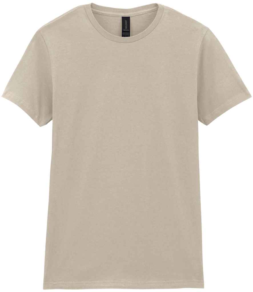 Gildan Ladies SoftStyle T-Shirt for Irish Businesses and Events Sand M