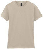 Gildan Ladies SoftStyle T-Shirt for Irish Businesses and Events Sand M