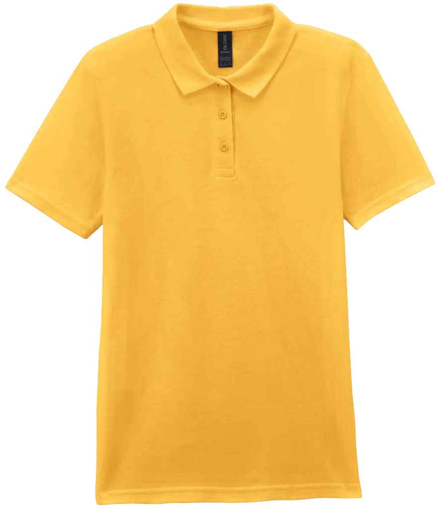 Ladies SoftStyle Double Piqué Polo Shirt - Gildan Ladies SoftStyle® Double Piqué Polo Shirt Daisy XXL