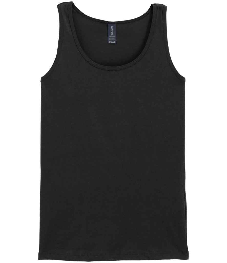 Gildan Ladies SoftStyle Tank Top - Gildan Ladies SoftStyle® Tank Top Black XXL