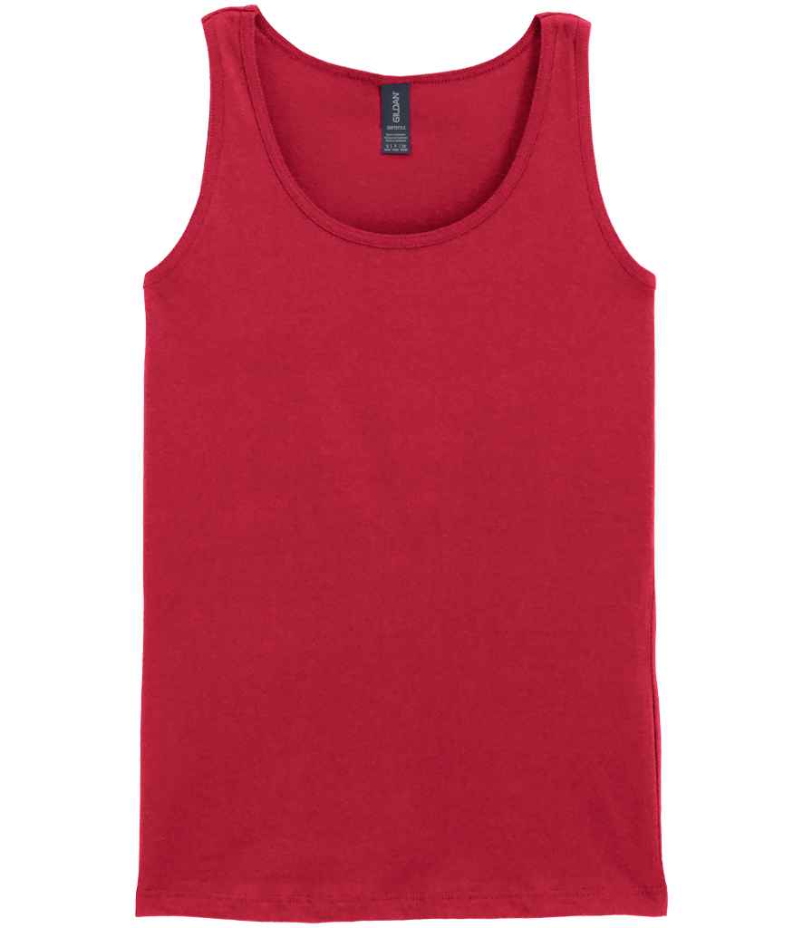 Gildan Ladies SoftStyle Tank Top - Gildan Ladies SoftStyle® Tank Top Cherry Red XXL