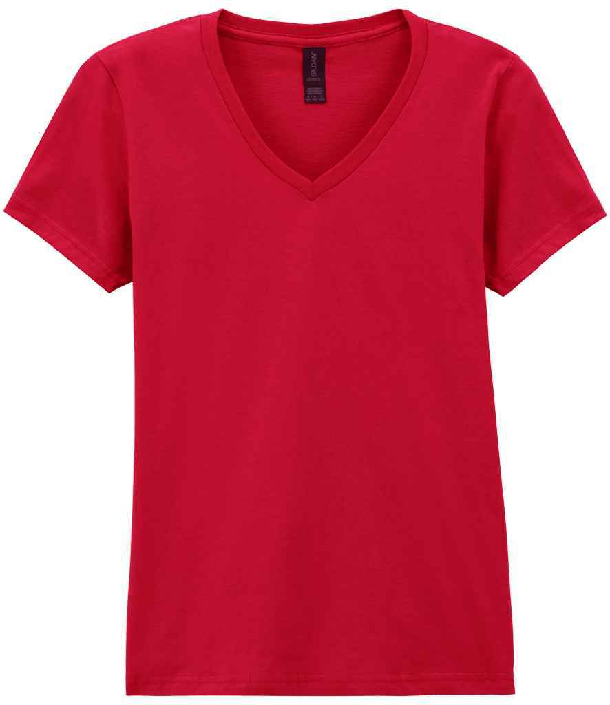 Gildan Ladies SoftStyle V Neck T-Shirt - Comfortable & Durable Apparel for Irish Businesses